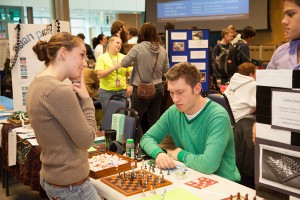 An opportunity for some chess fans to get a game in.
