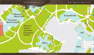 Arboretum Map screen grab