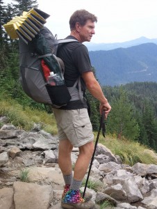 Randy Givens hiking