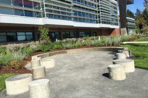 outdoor classroom at STEM Building