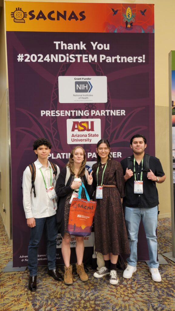 Four Clark College MESA students attended the National Diversity in STEM Conference