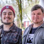 Headshot of two people