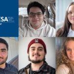 collage of 5 student photos with the MESA Clark College logo.